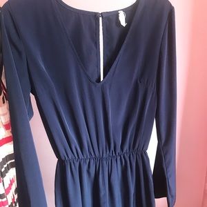 Navy blue romper